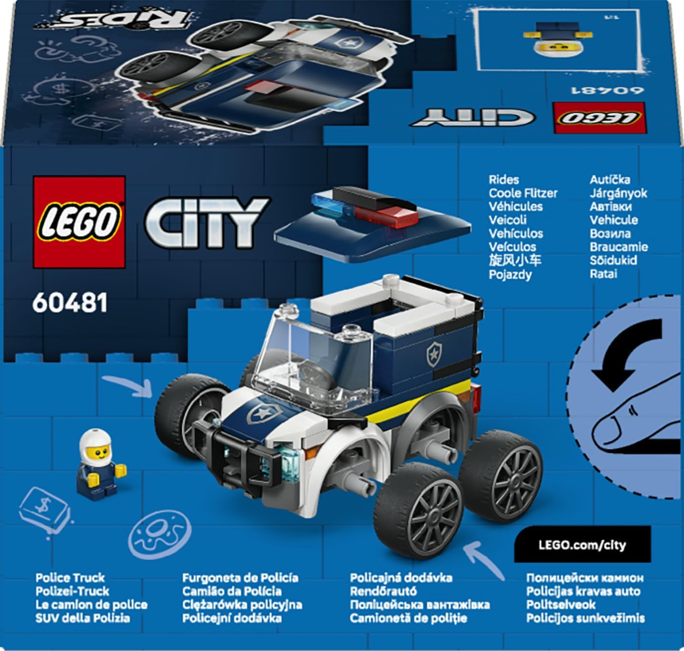 LEGO City Rides - Police Truck - 60481