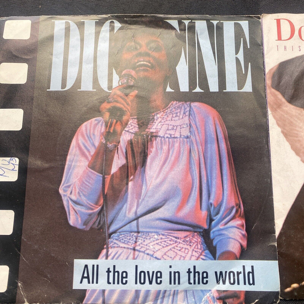 Vinyl Records 7" Singles 5x 80's Diana Ross, Dionne, Dire Straits, Donna - 9448