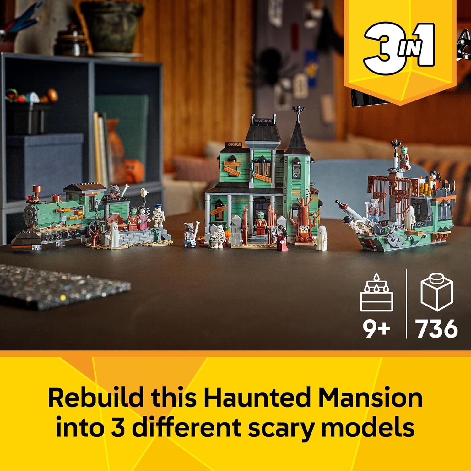 LEGO Creator 3 in 1 - Haunted Mansion - 31167