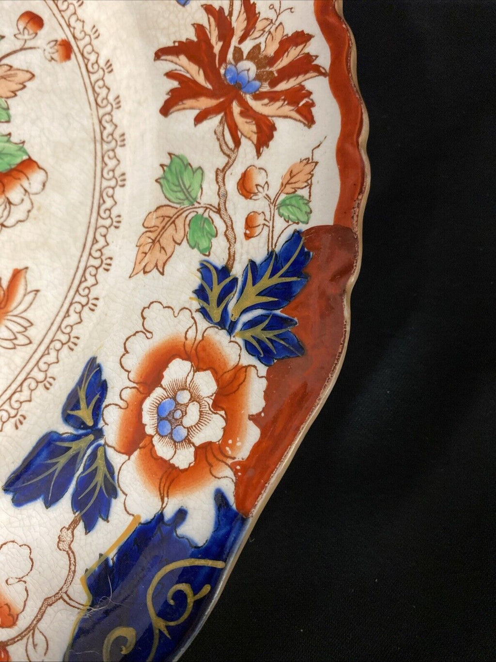 Masons Ashworth Ironstone antique 1834 imari pattern plate 26cm. c1900. (5826)