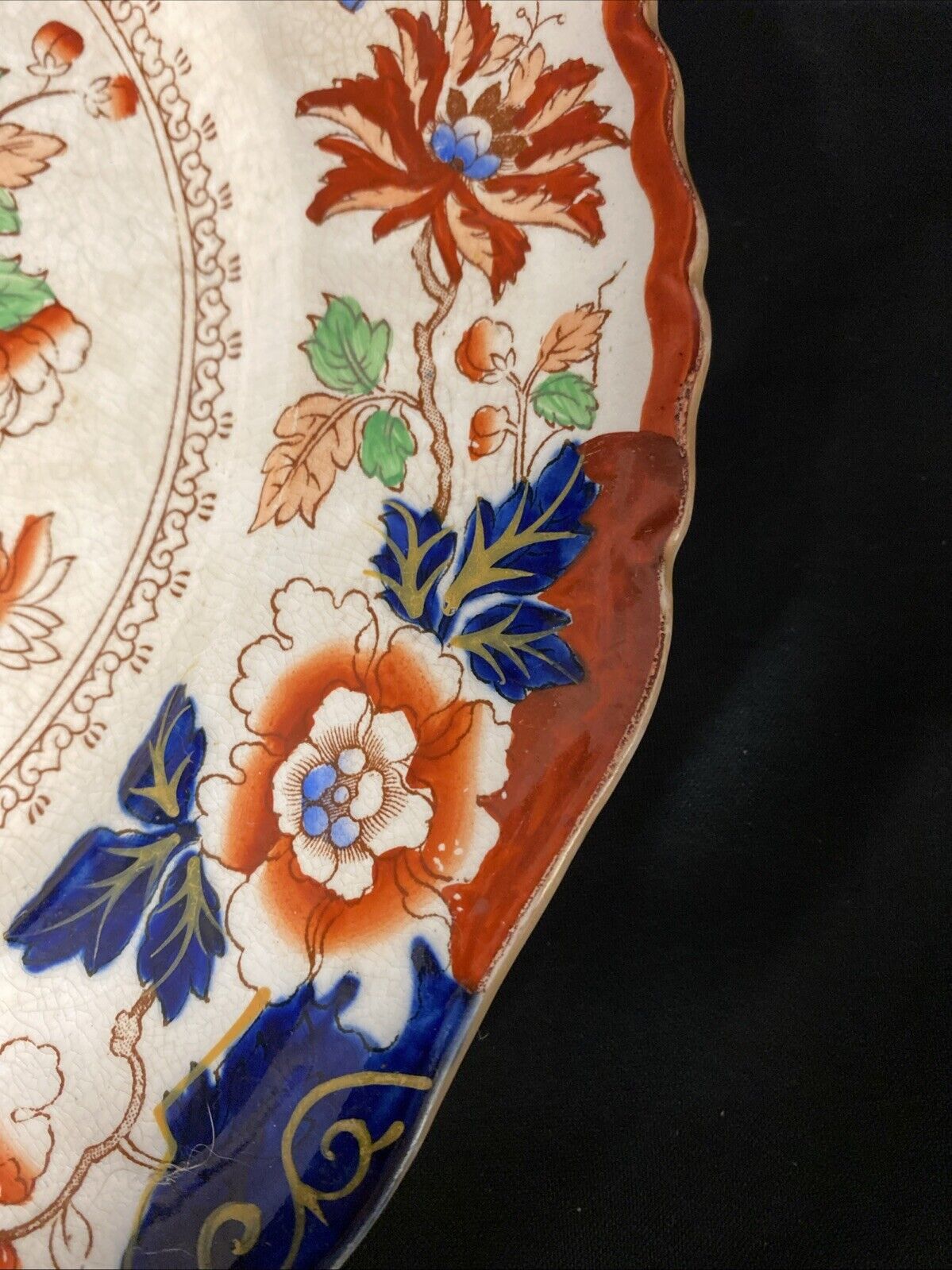 Masons Ashworth Ironstone antique 1834 imari pattern plate 26cm. c1900. (5826)