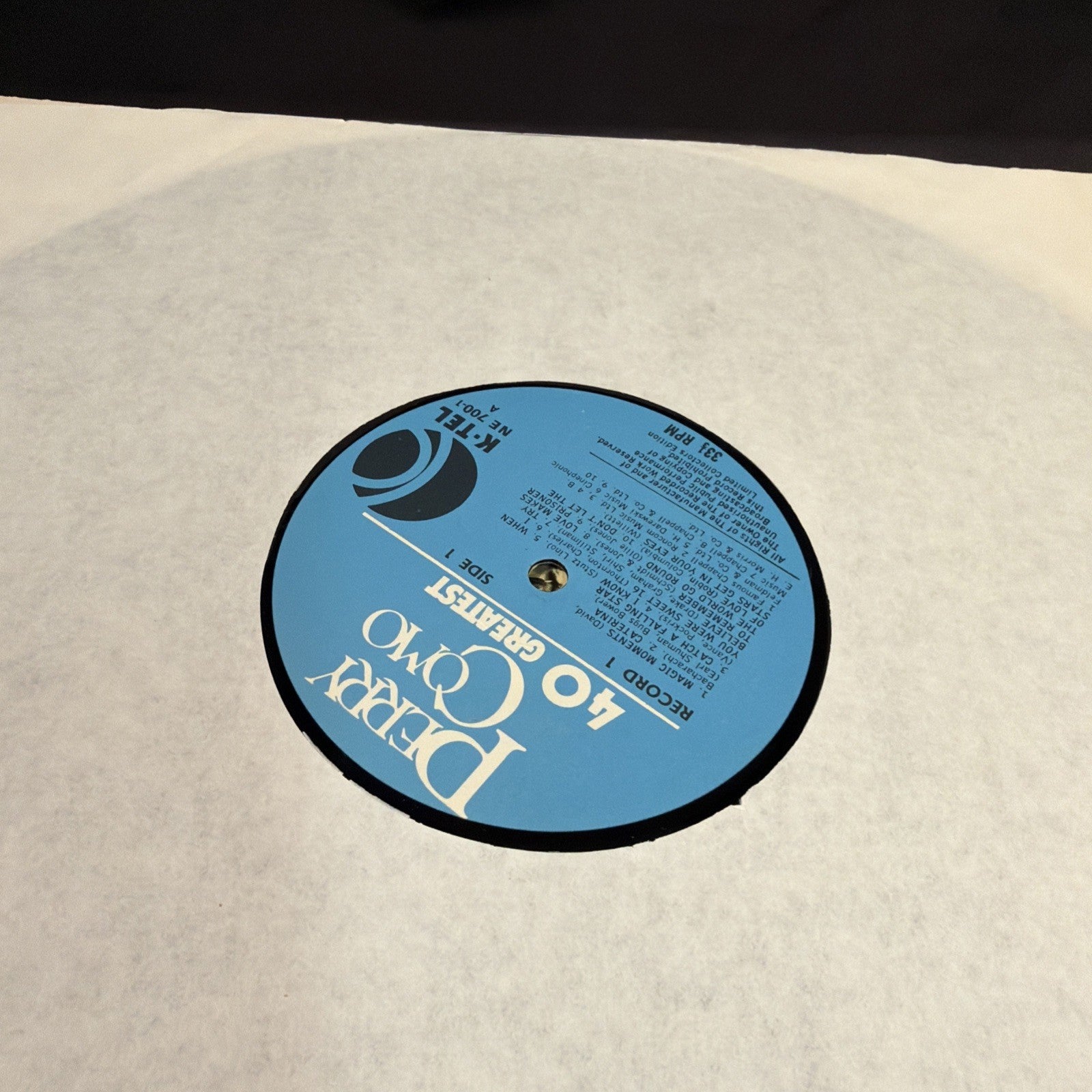 VINYL RECORD - Perry Como 40 Greatest Hits 2 x LP - 1975 - (1431)