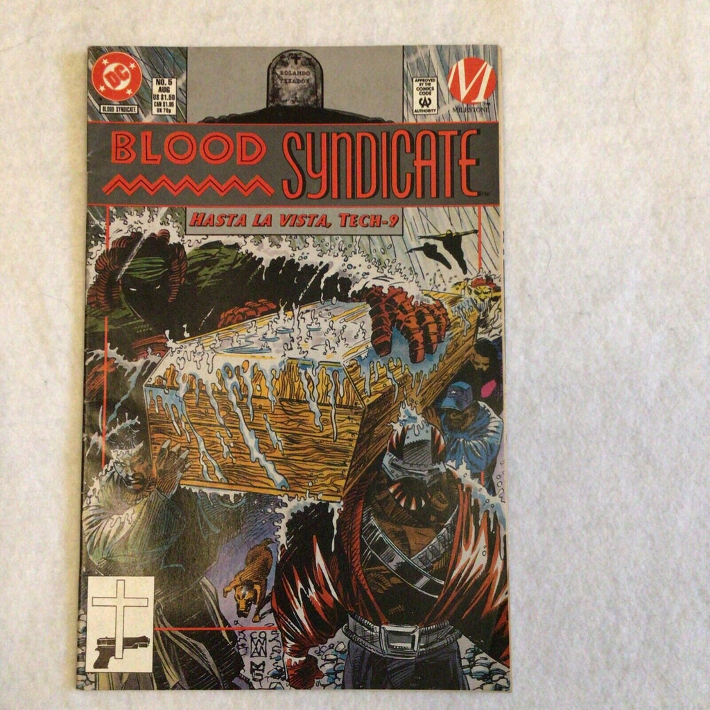 COMIC - DC Comics BLOOD SYNDICATE Hasta La Vista, TECH-9  #5 Aug 1993- (8849)