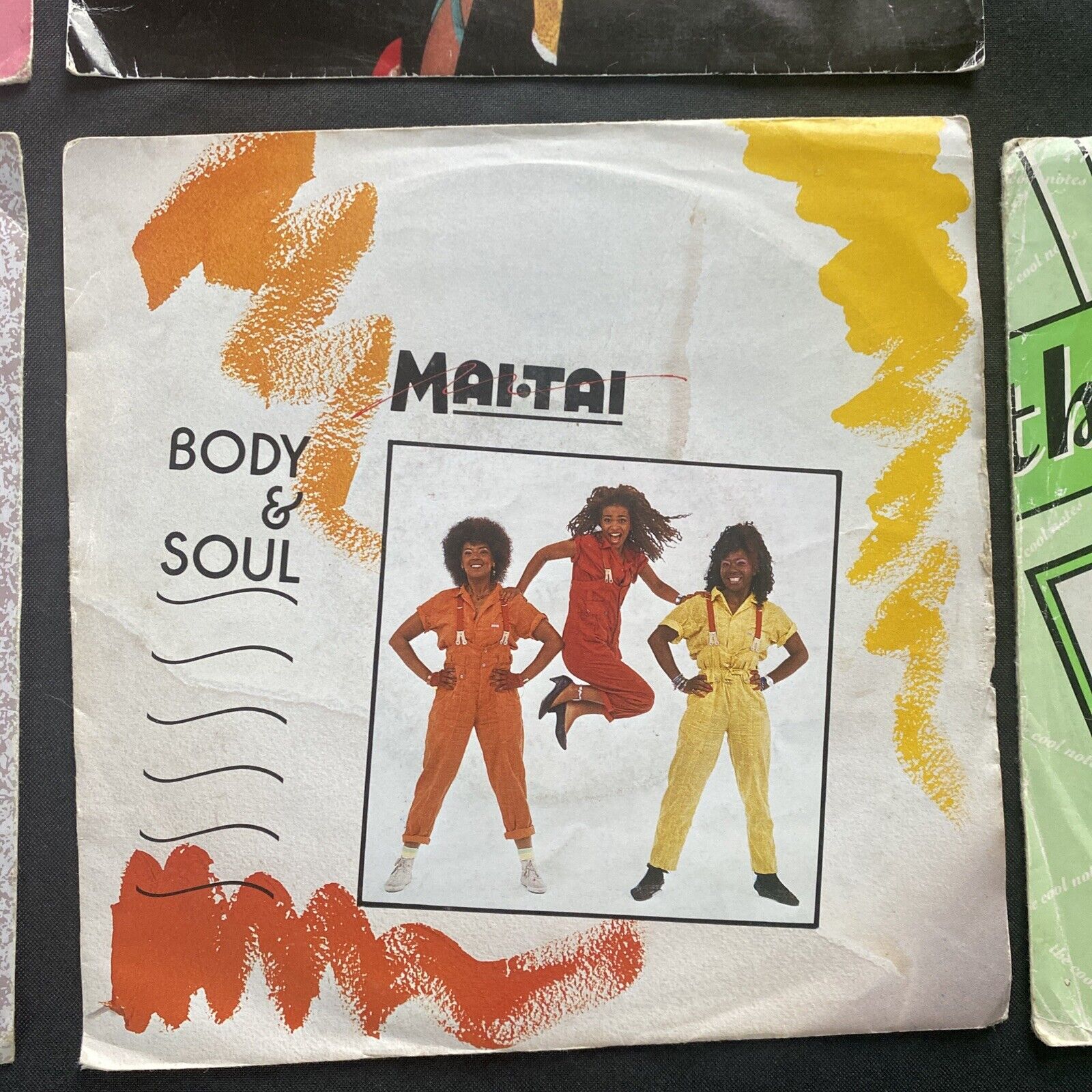 Vinyl Records 7" Singles 5x 1980's Mouskouri, Mai.Tai, The cool notes etc - 9433