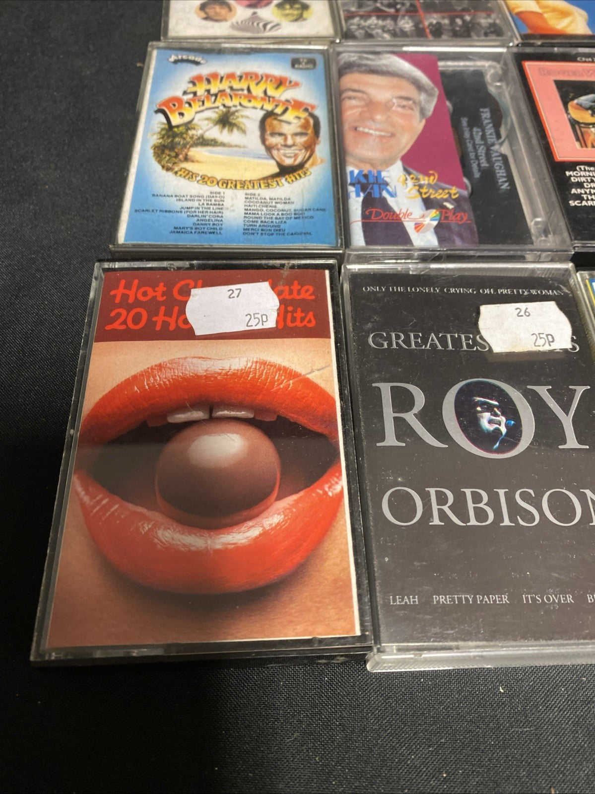 20 Cassette tapes Mainly 60's Rock N Roll Orbison Steele Fury - (1735)