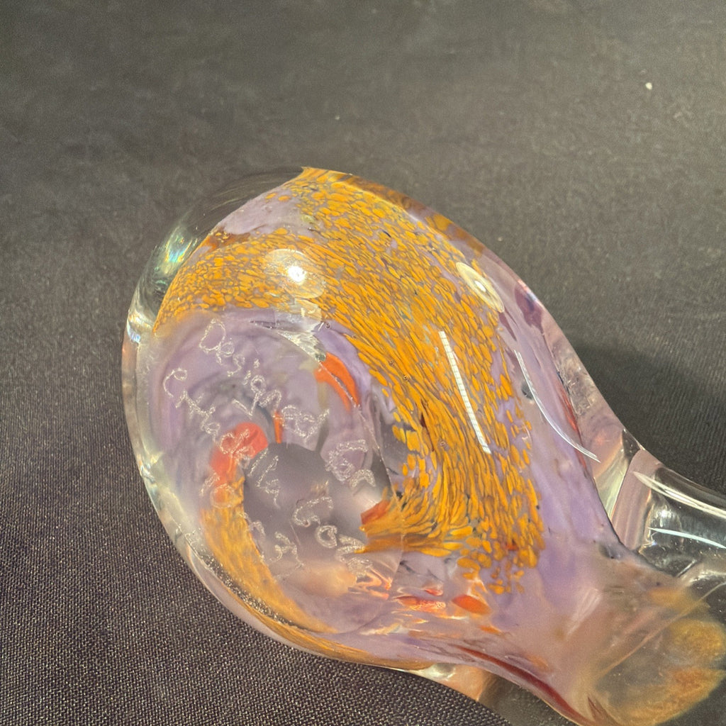 Vintage Maltease Malta Glass Duck Designed For Cittadella Goza - (2078)