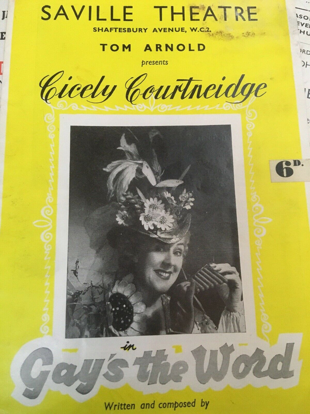 The Strand The Palace The Saville Theatre London Programmes 1940's x 5 - (2949)