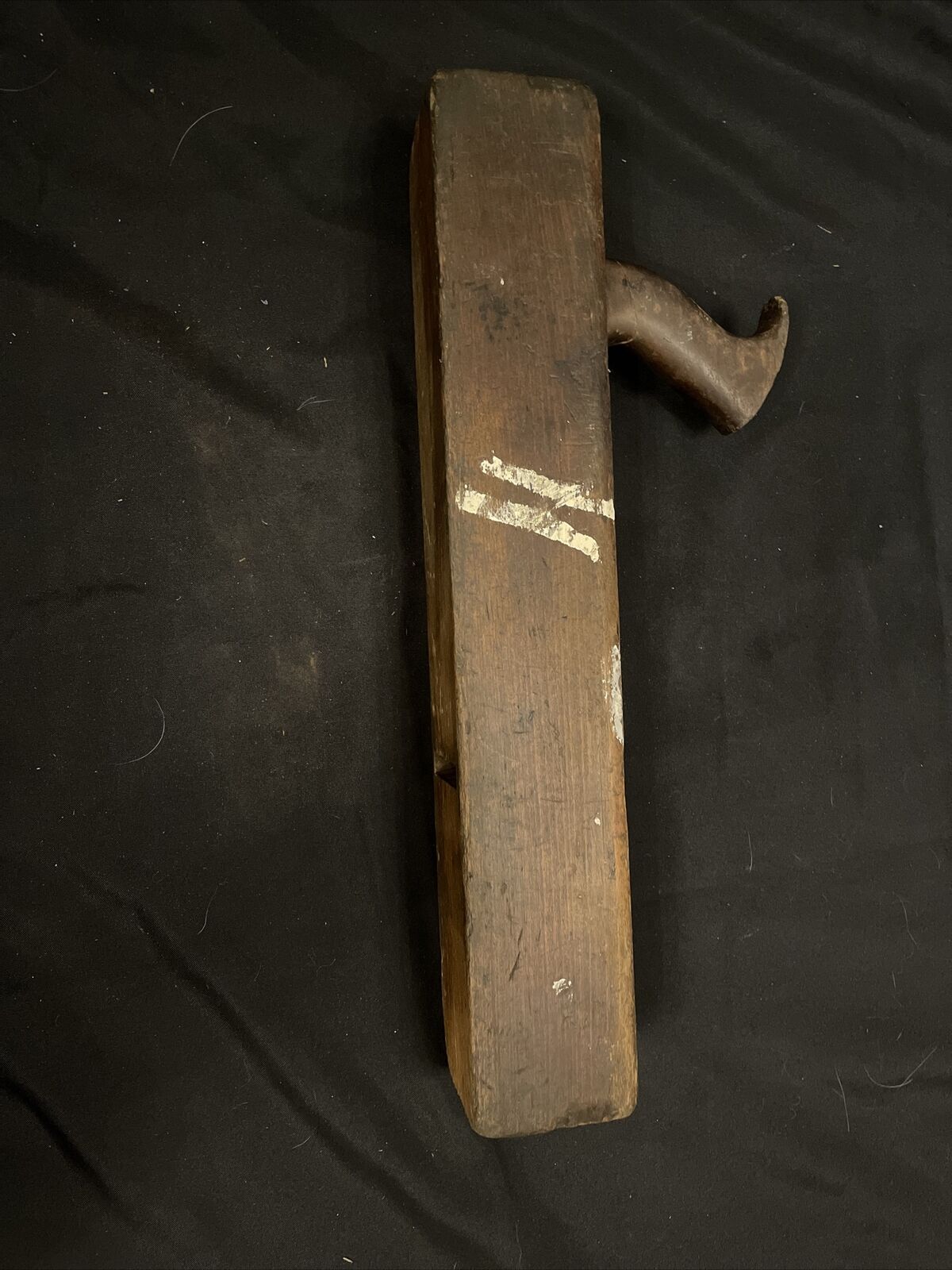 Antique Large Wood Plane 42cm with WARD Blade Solid Carpenters - (8401)
