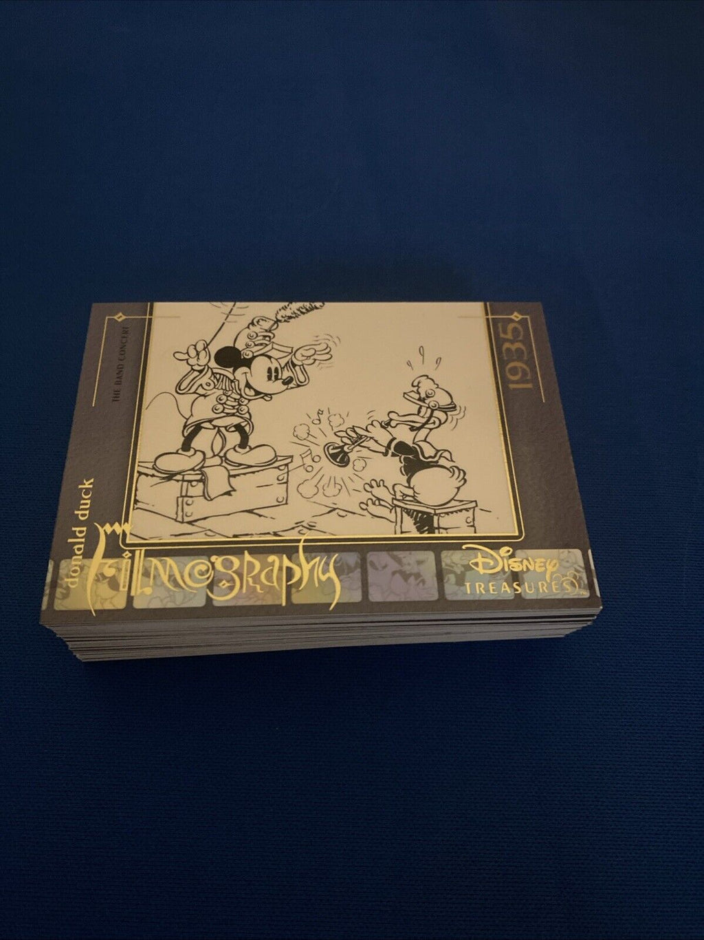 Upper Deck 2003 Disney Treasures Donald Duck filmography x37 Trading Cards (5755