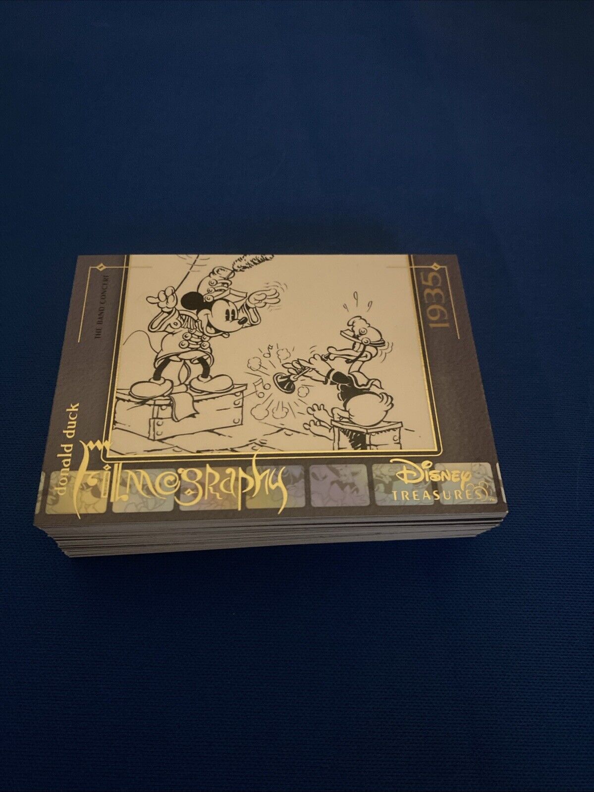 Upper Deck 2003 Disney Treasures Donald Duck filmography x37 Trading Cards (5755