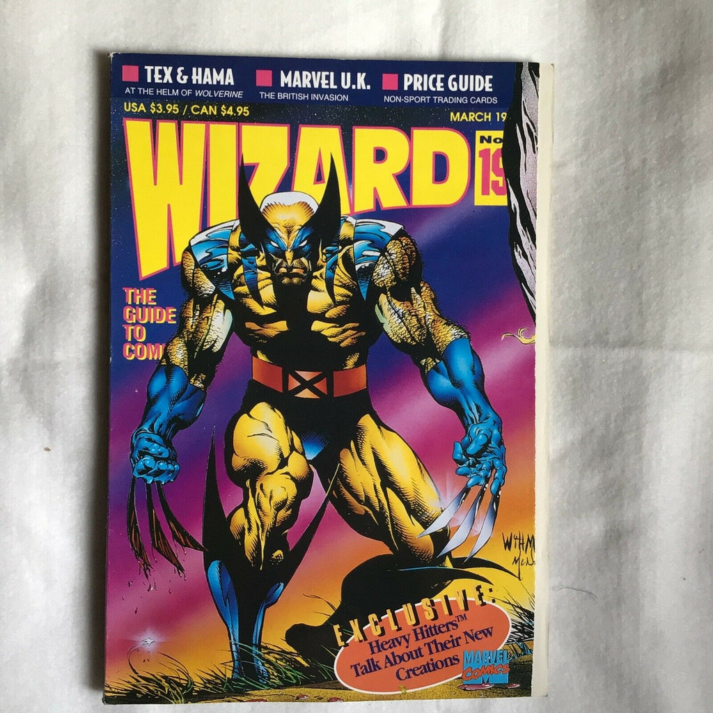 WIZARD Comic Collectors book and price guide No 19 March 1993 - (8896)