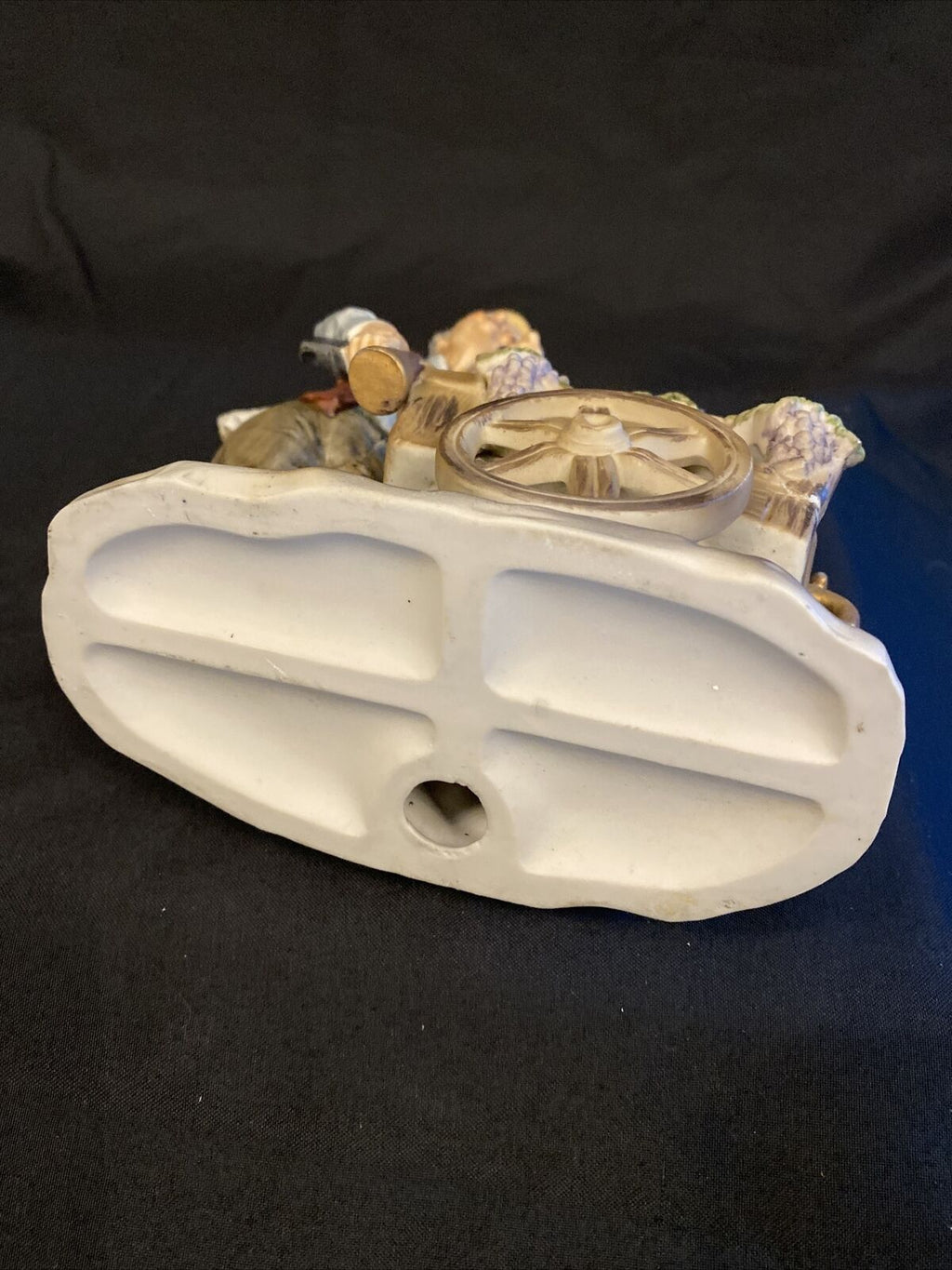 Vintage Capodimonte Figure Man with Special Wine Barrel - (8457)