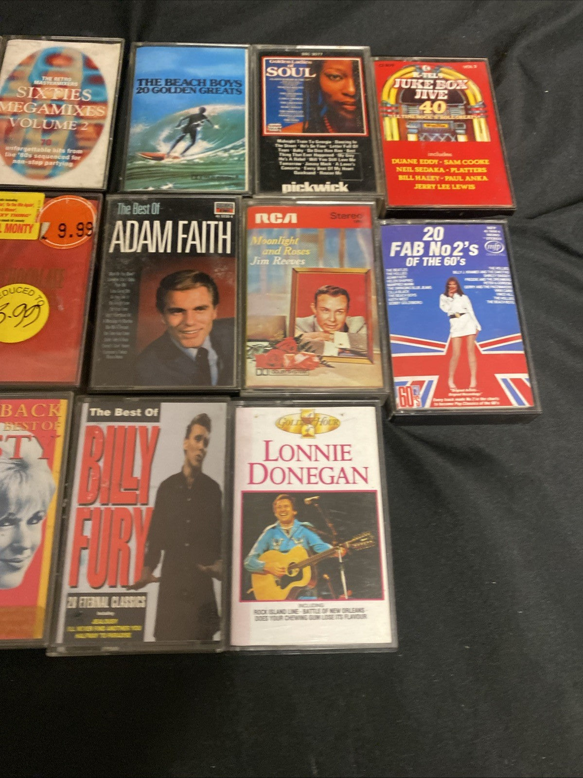 20 Cassette tapes Mainly 60's / 70's Whitman Faith Diamond - (1739)