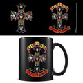 MUG Boxed Ceramic - MUSIC - Guns N Roses Appetite Cross - Black mug