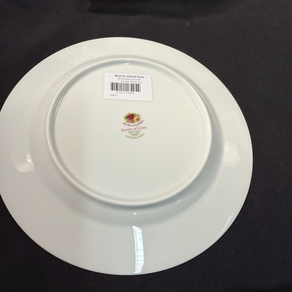 ROYAL ALBERT Old Country Roses Seasons of Colour Christmas Set of 6 Plates 8”