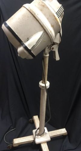 1930's TURBINATOR Hair Dryer W L Martin - Jet engine styled Cast Iron - (6614)