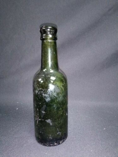 Antique Bottle The Palatine Bottling Co Ltd Manchester Green Glass - (7054)