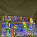 55 Collectable Souvenier Silver Plated Spoons Boxed Some Rare- (1585)