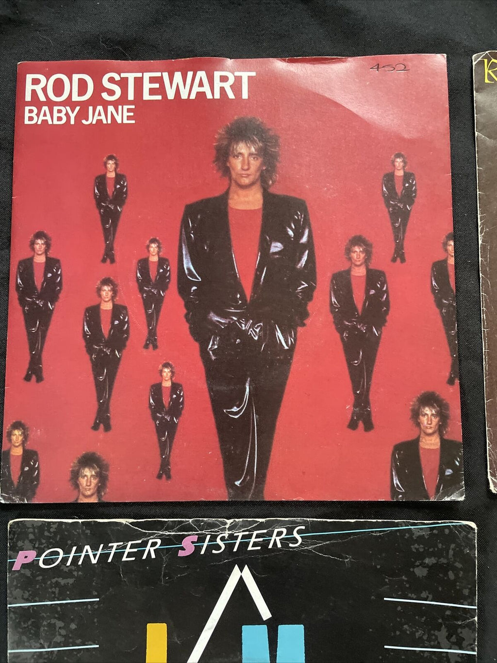 Vinyl Records 7" Singles 5 x 1980's The Cool Notes, Rod Stewart, Pointer - 9400