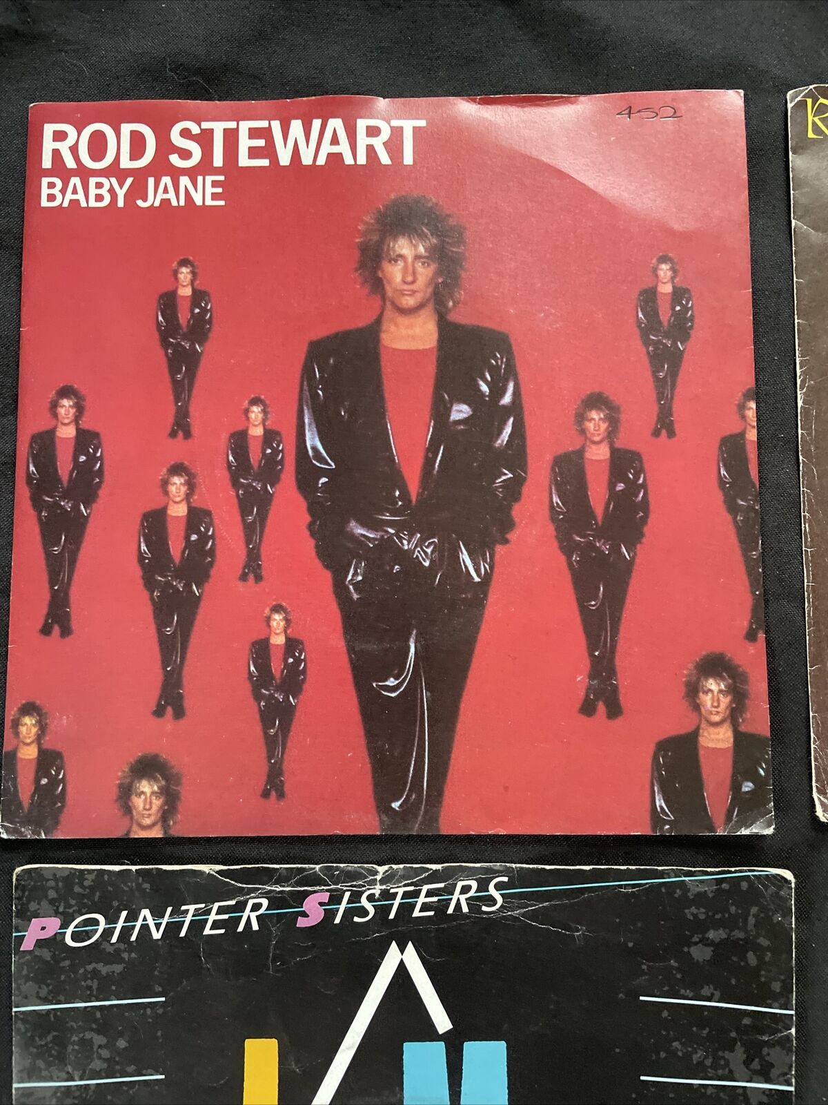 Vinyl Records 7" Singles 5 x 1980's The Cool Notes, Rod Stewart, Pointer - 9400