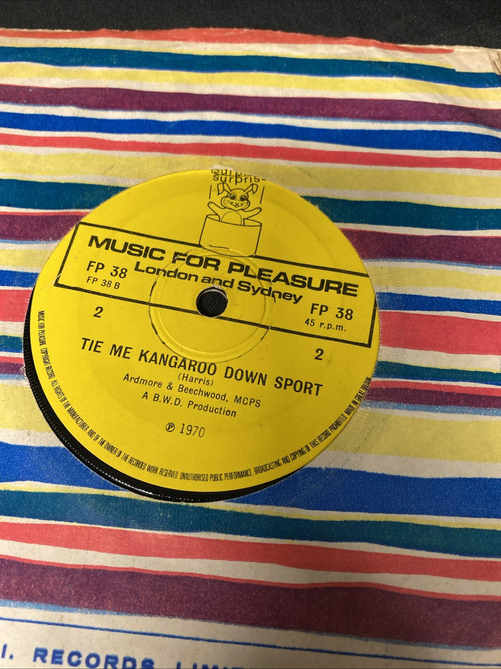 VINYL RECORD'S - 3 x All Rolf Harris ; Two Little boys; Jake The Peg; etc (1445)