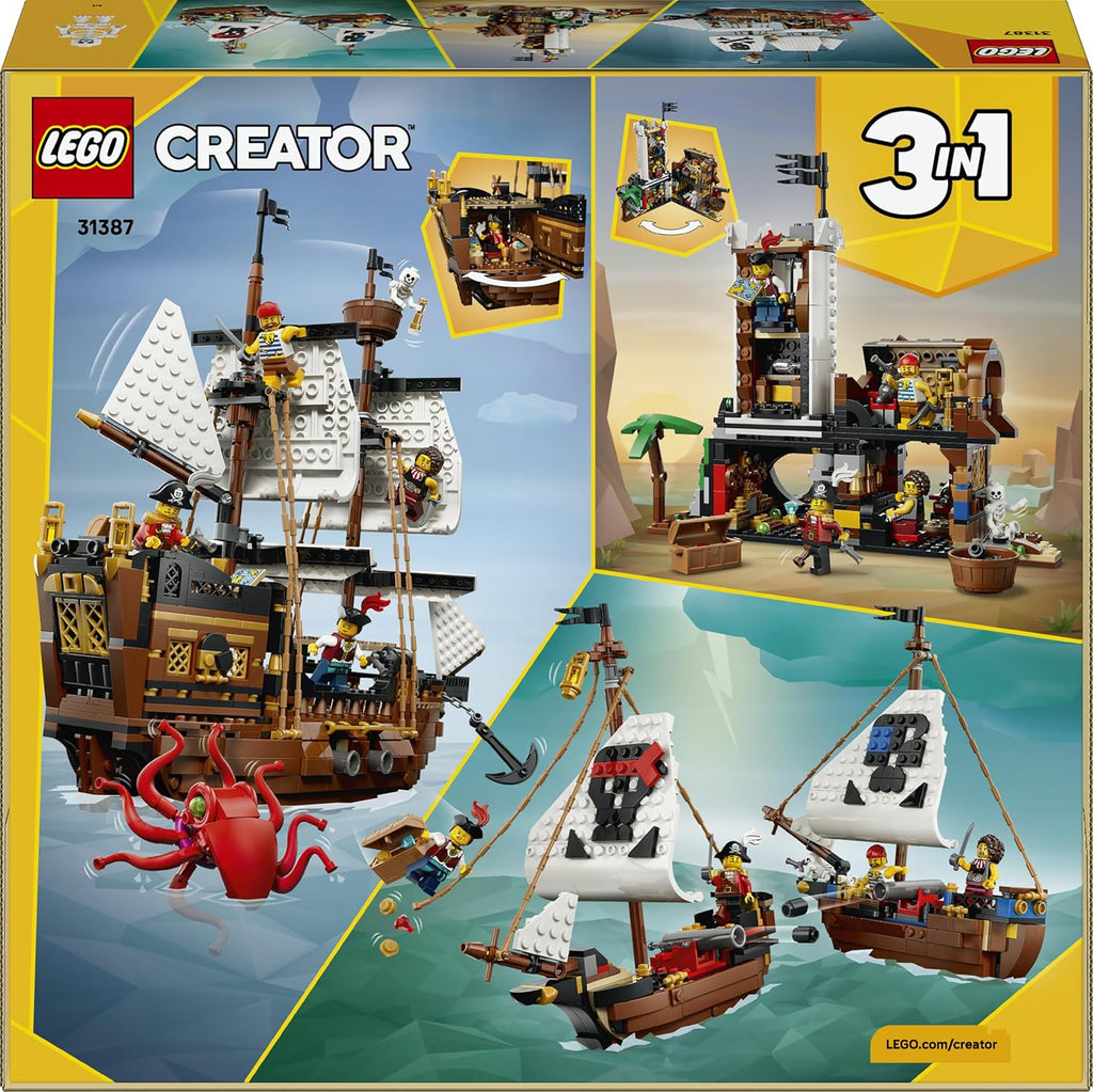 LEGO Creator 3 in 1 - Iconic Pirate Ship - 31387