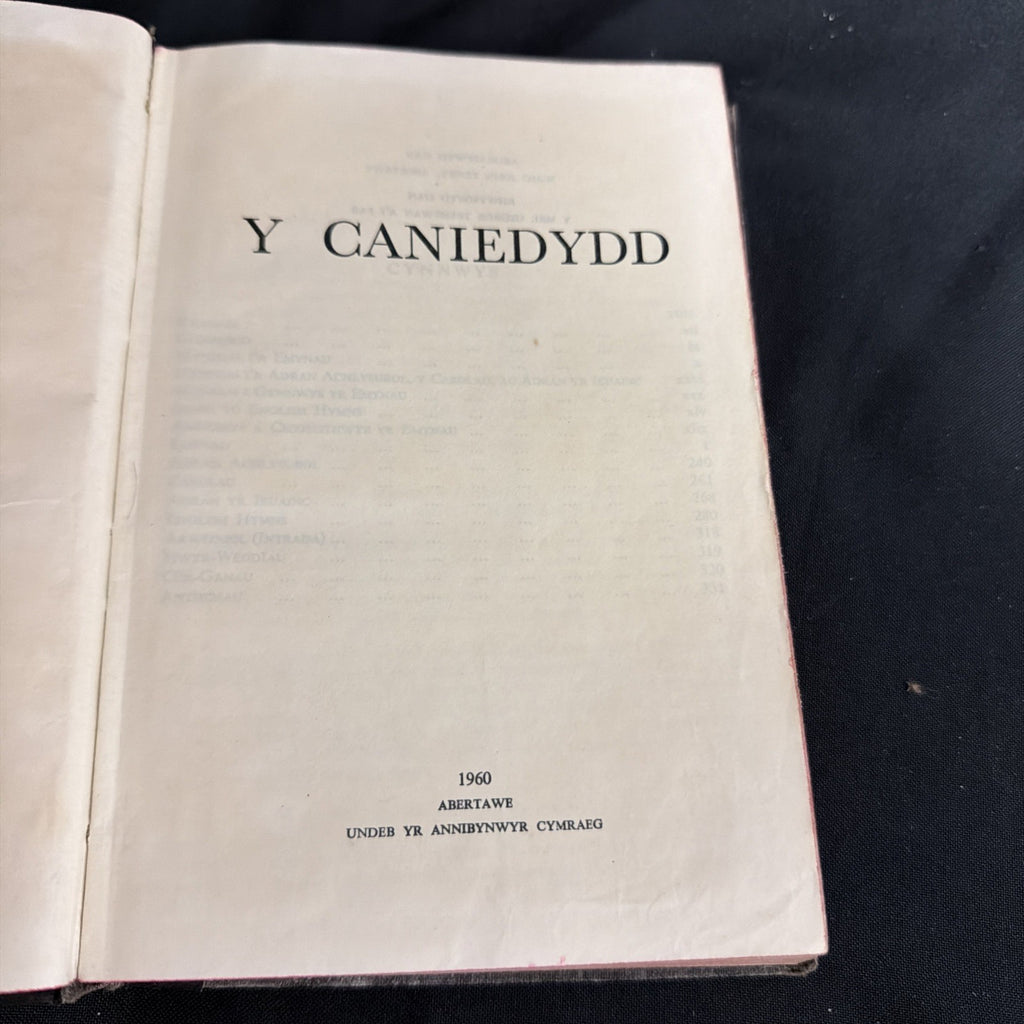 Y Caniedydd, Emynau, Hymn Book - Welsh Language book - (1885)