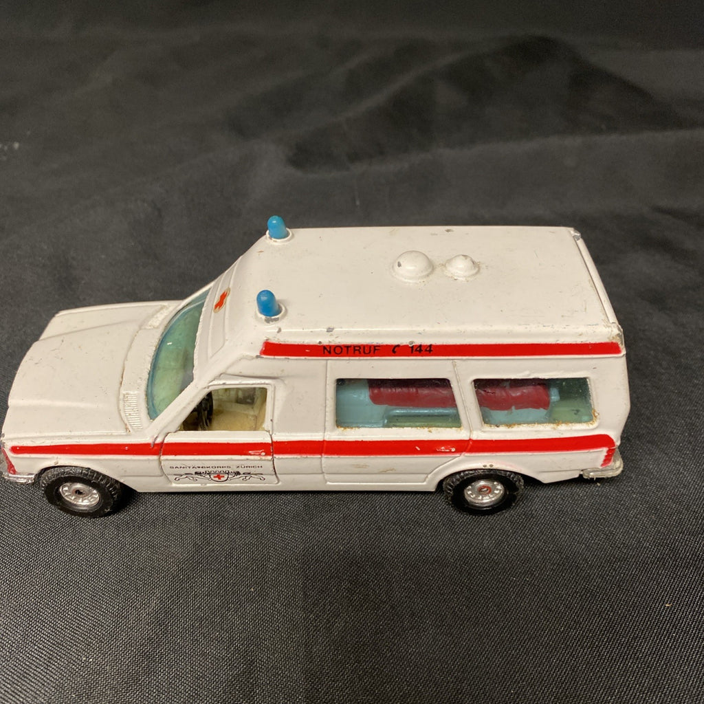 Husky Ambulance & Corgi Bonna 2500 Zurich Ambulance 80's - (1414)