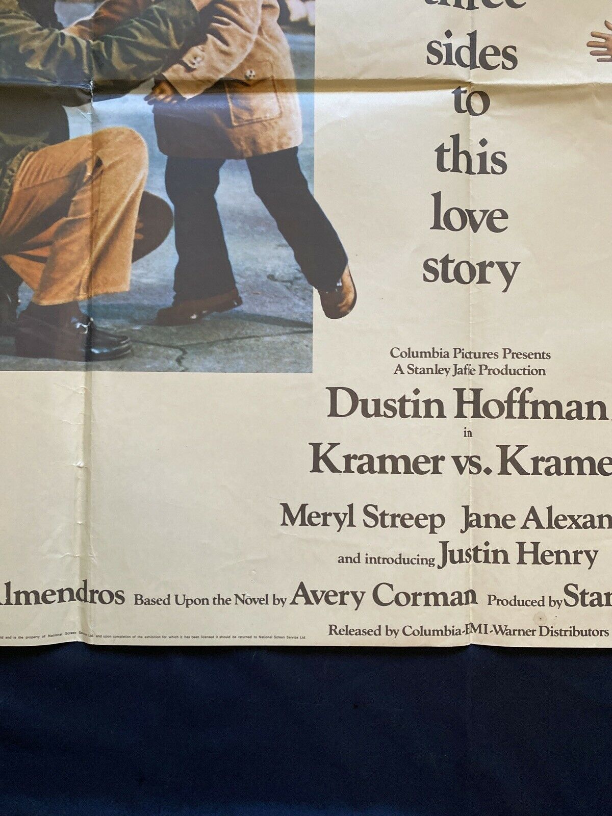 ORIGINAL UK QUAD POSTER - Kramer v Kramer - 1979 30" x 40" - (6565)