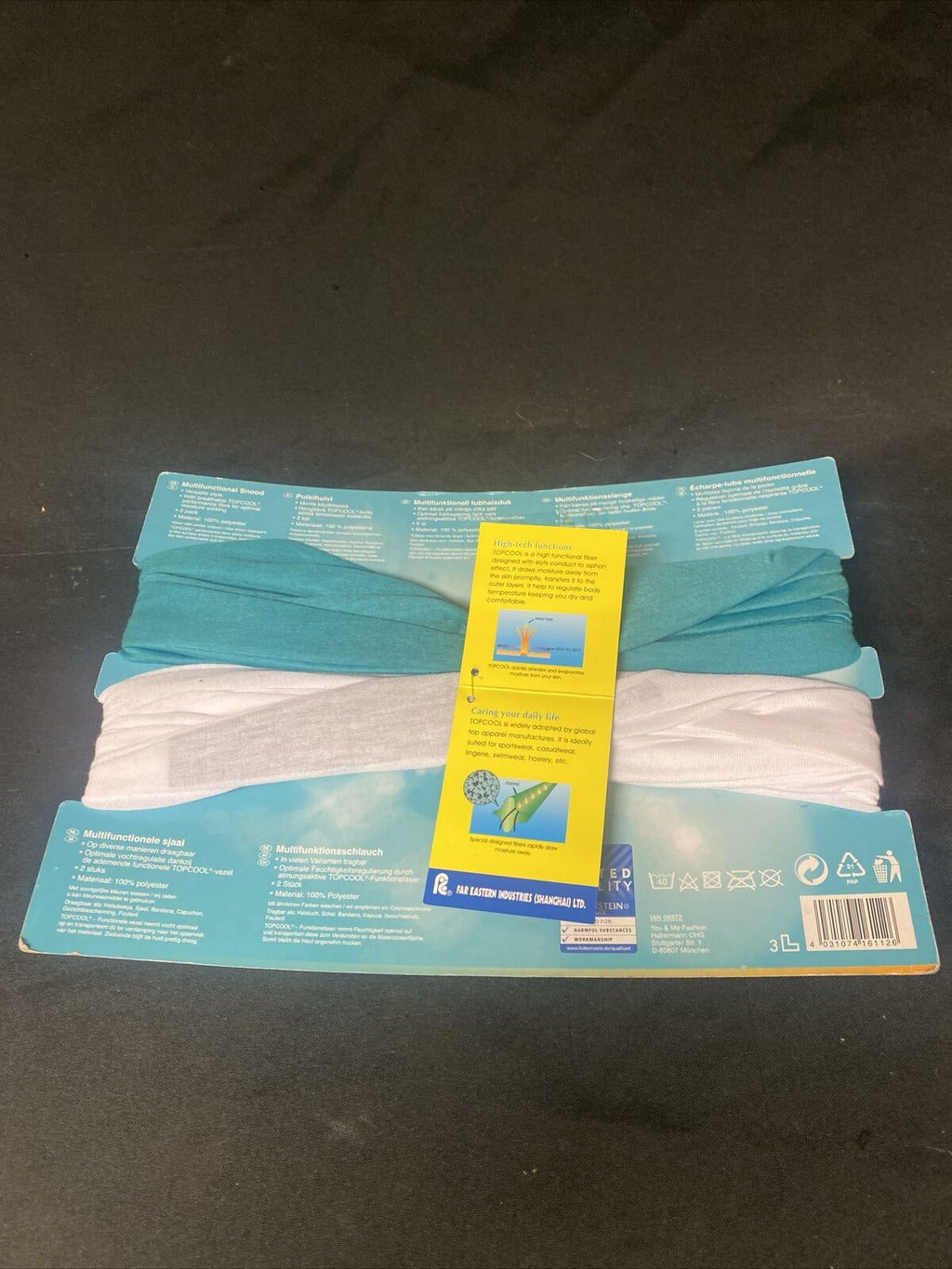 Crivit Sports Twin Pack Snood / Scarf / Bandana / Face Mask Etc NEW - (5222)