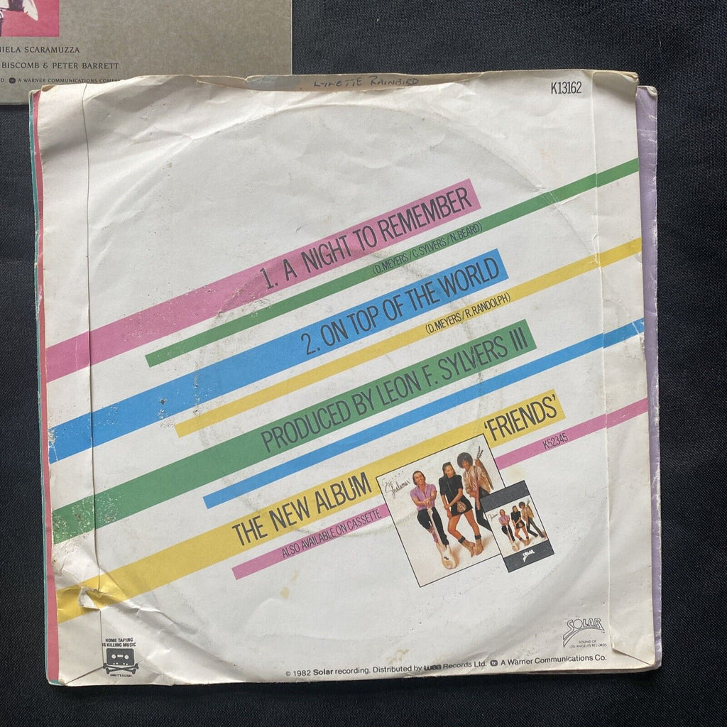 Vinyl Records 7" Singles 5 x 1980's Simply Red, Shalamar, Sister Sledge -9454