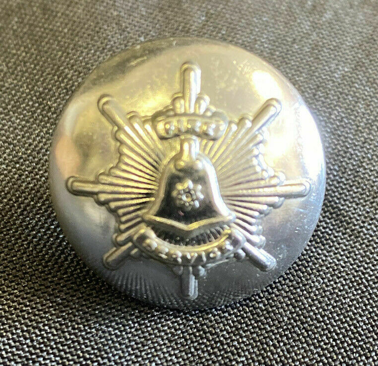 FIRE BRIGADE Vintage Tunic Button - EASTERN REGION Helmet on Star 25mm  (7605