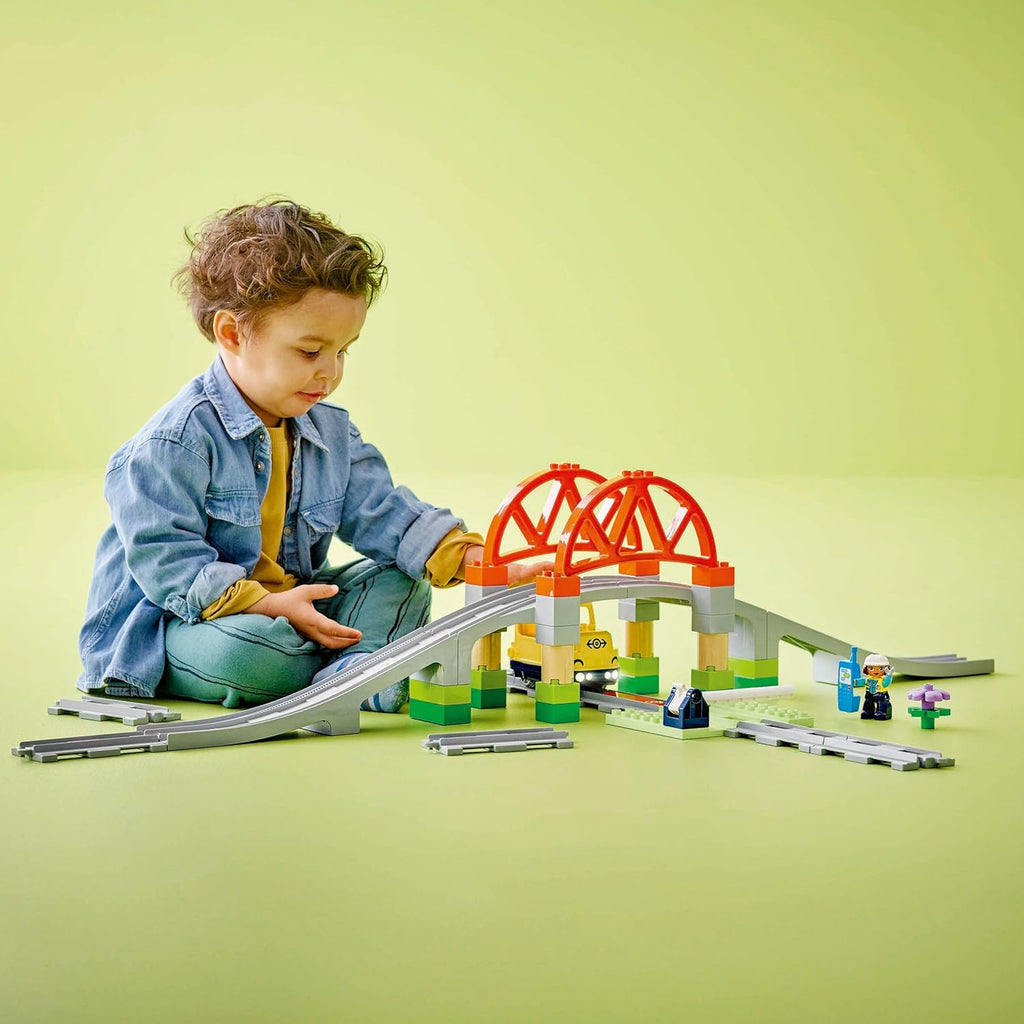 LEGO DUPLO - Town: Train Bridge & Tracks Expansion Set - 10426