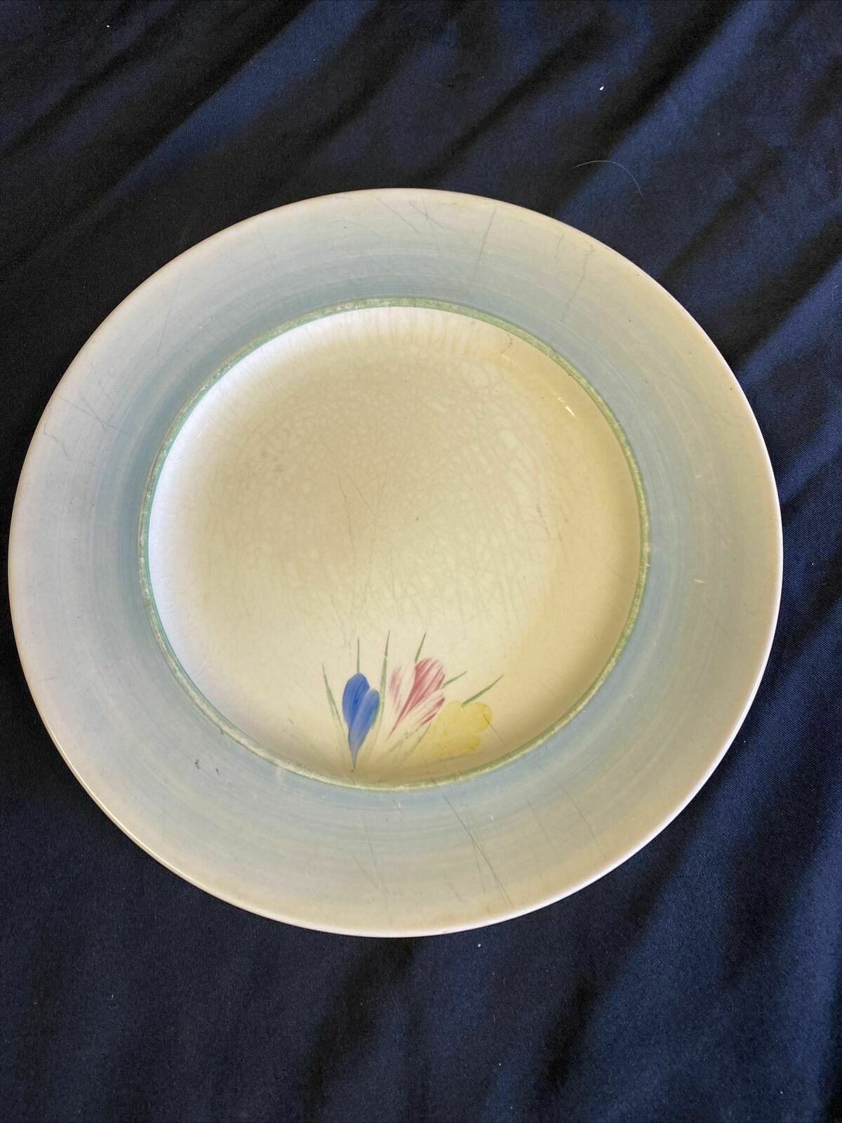 Clarice Claiff Crocus Design Newport Pottery - Plate x 1 x25cm - (7660)