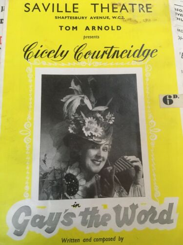 The Strand The Palace The Saville Theatre London Programmes 1940's x 5 - (2949)