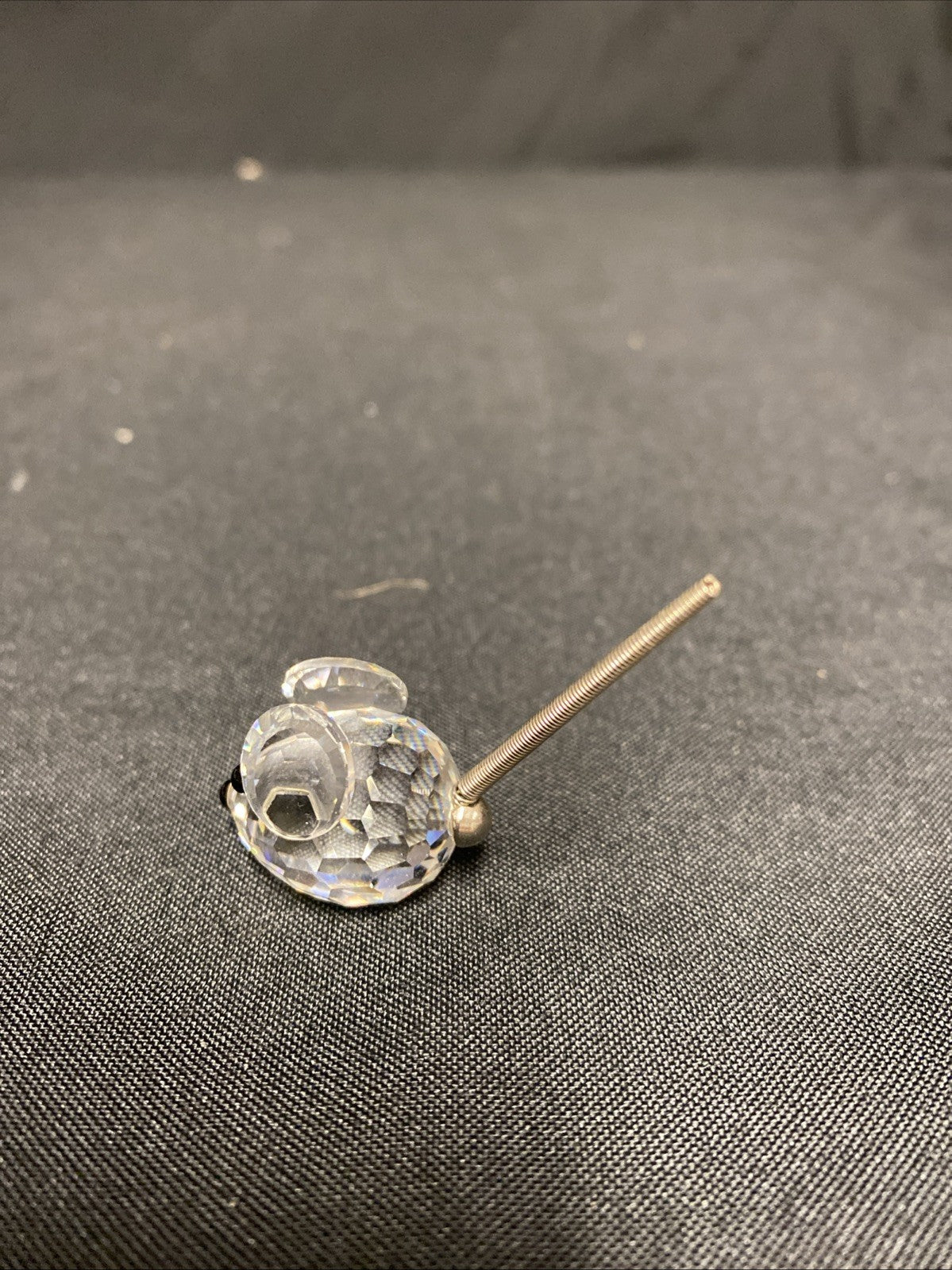 Swarovski Silver Crystal small Mouse with springy tail - No box - (1614)