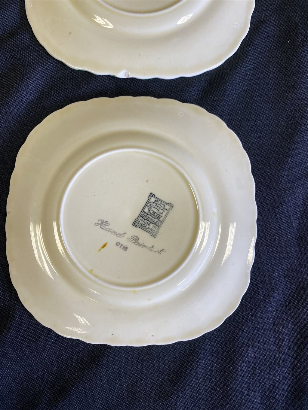 Grindley 15cm Tea Plates x 4 Art Deco design Otis - Excellent condition - (7565)