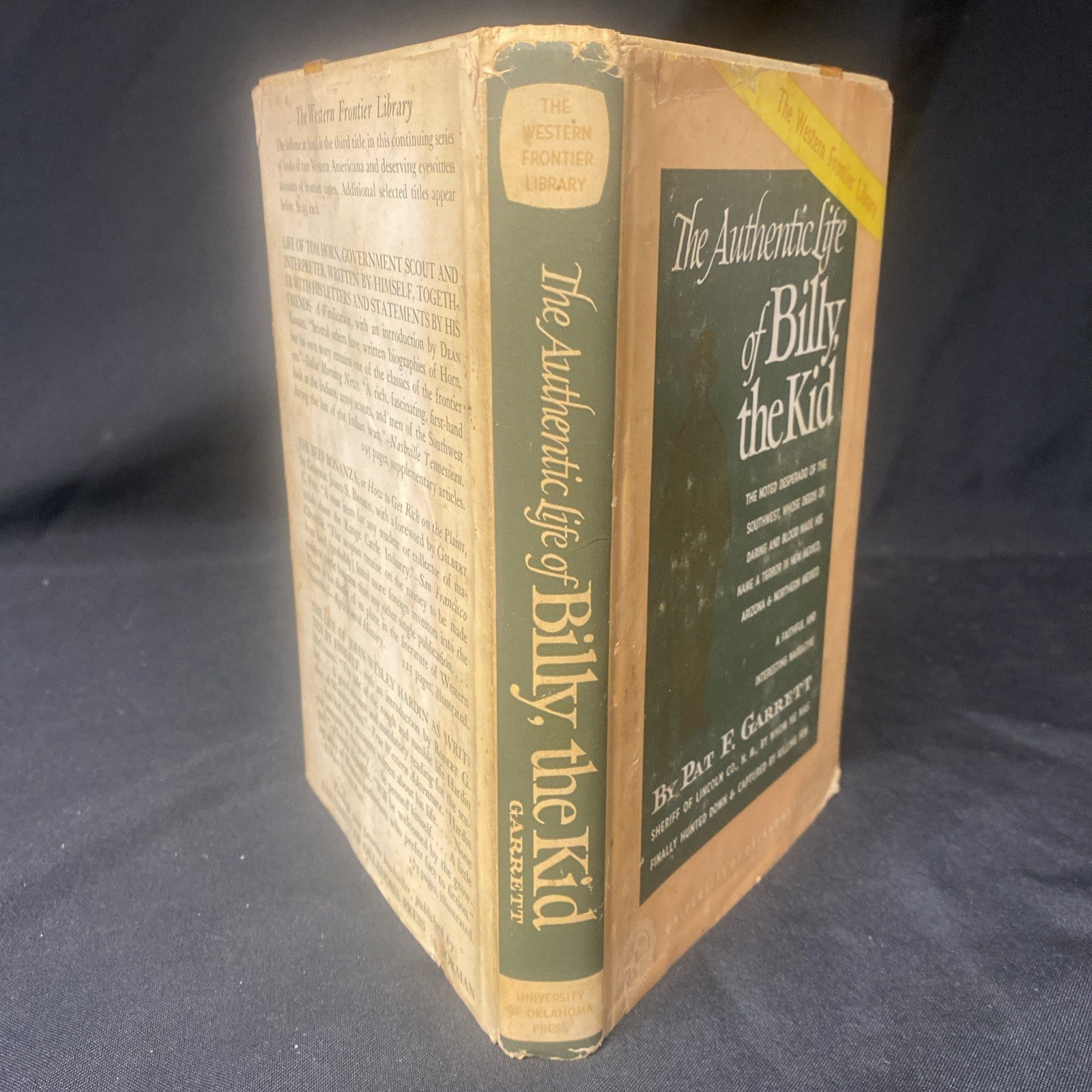 Book - The authentic life of Billy The Kid by Pat F. Garrett - 1978 (1535)