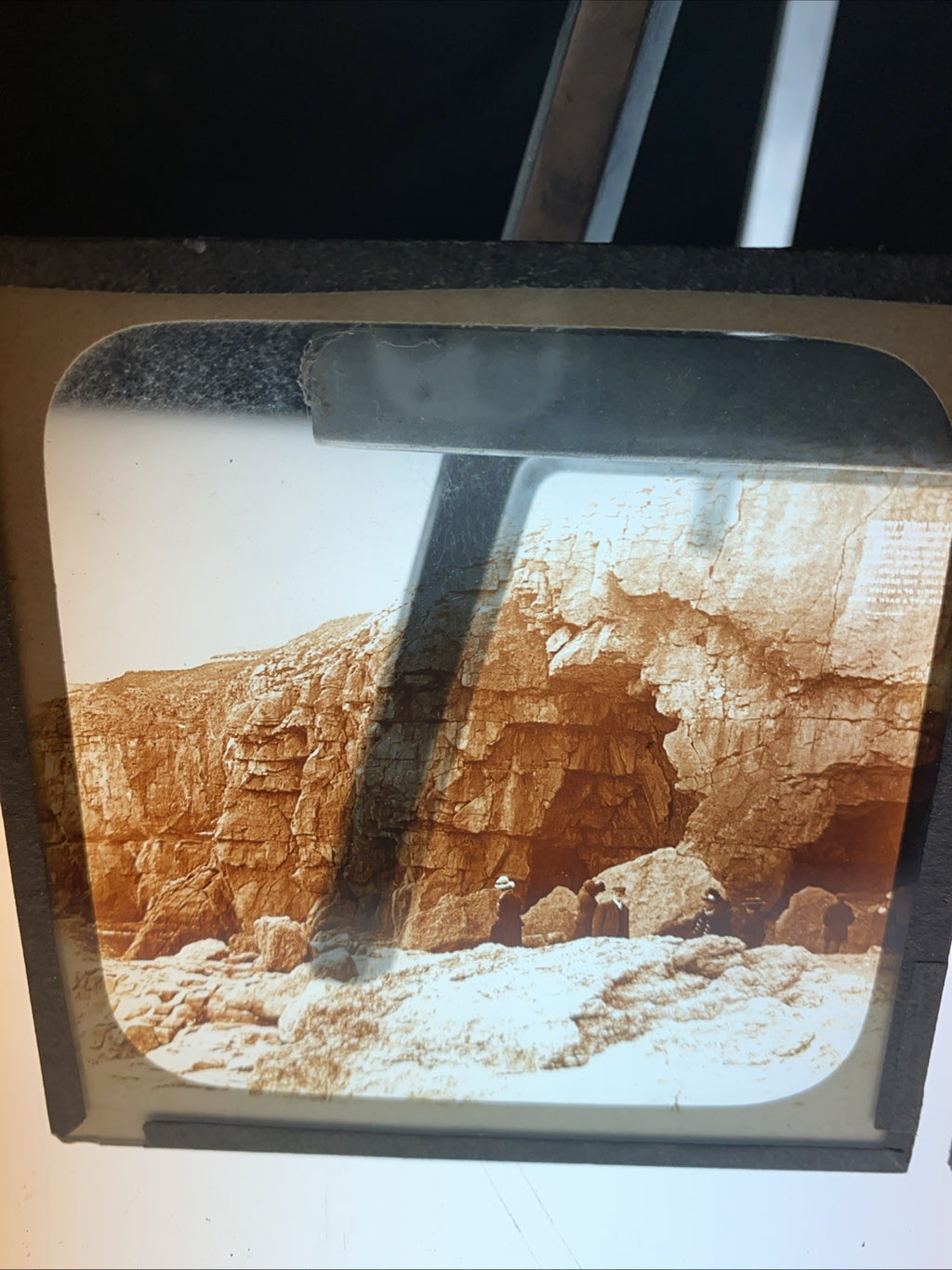 Magic Lantern Victorian Glass Square Photo x2 Beddgelert Snowdonia +Other (1181)