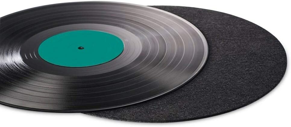 HAMA Vinyl Record Essentials 12" Carbon Fibre Turntable Slipmat