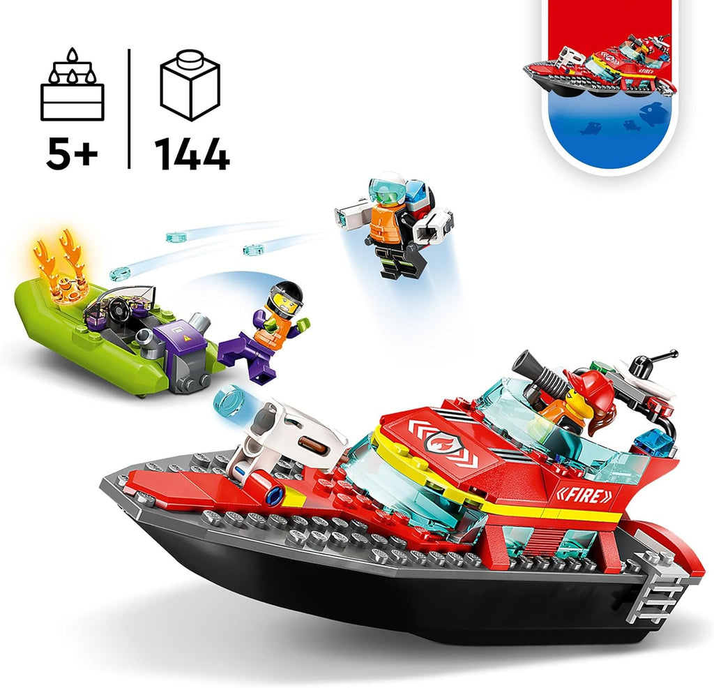 LEGO City Fire - Fire Rescue Boat - 60373