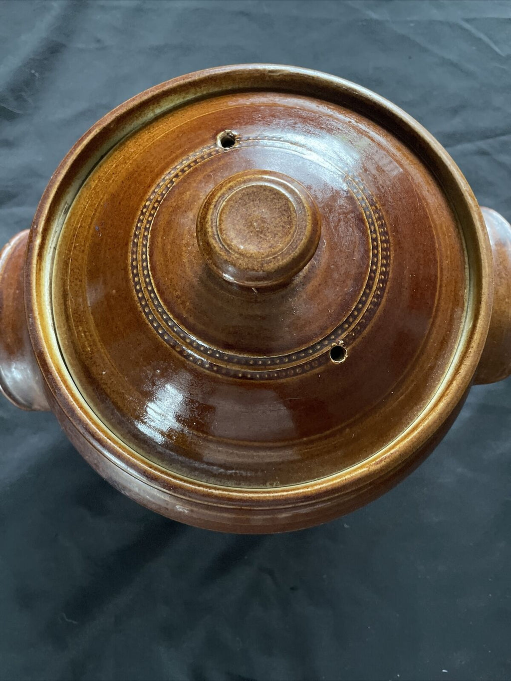 Vintage Pearsons of Chesterfield 6pt Cooking stoneware pot - (9391)