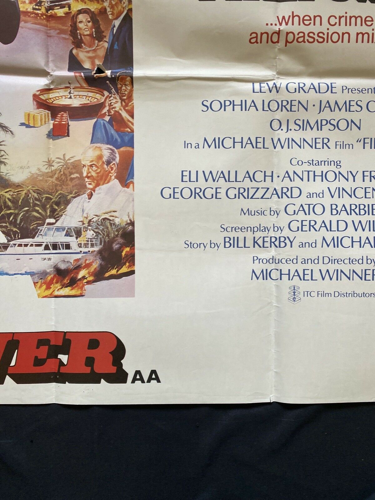 ORIGINAL UK QUAD POSTER - Firepower - 1979 - 30" x 40" - (6555)
