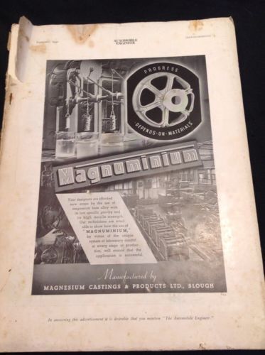 The Automobile Engineer - Magazine February 1940- No front cover -  (294)