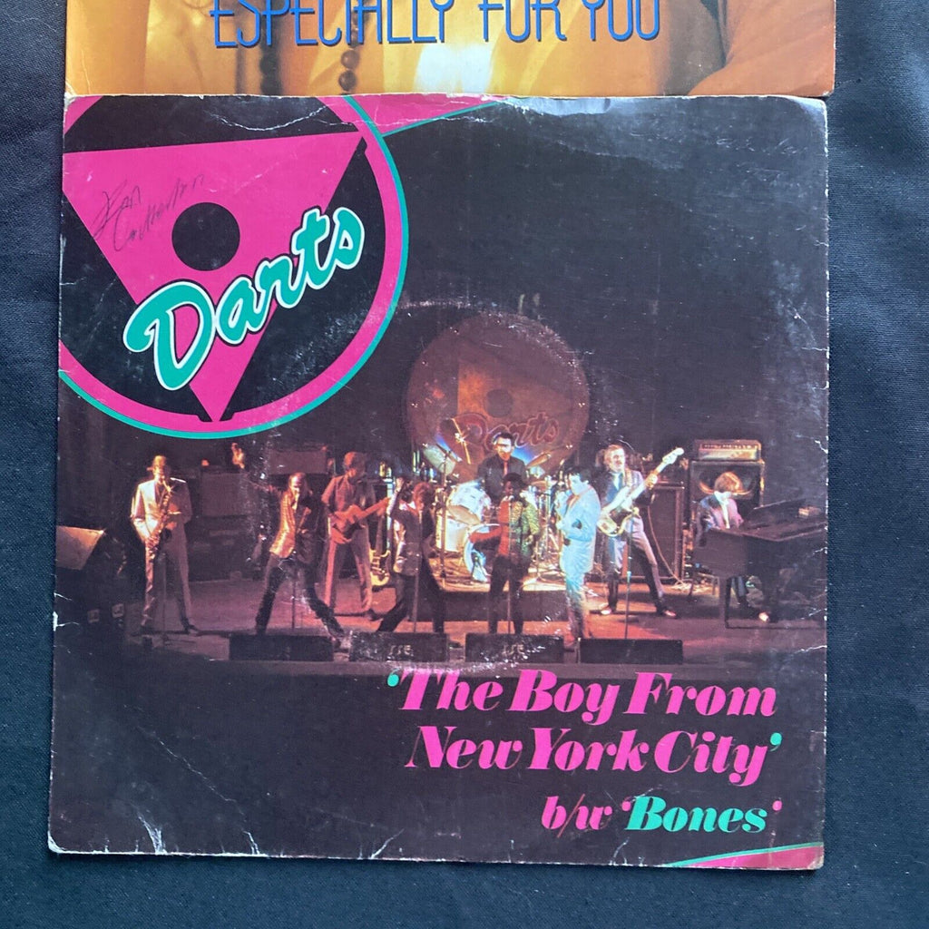 Vinyl Records 7" Singles 5 x 1980's Jason Donovan, Darts, aurra - (9436