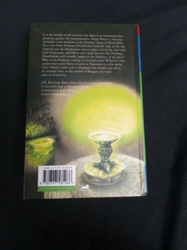 Harry Potter and the Half Blood prince 1st Edition HB with MISPRINT NO DJ (6996