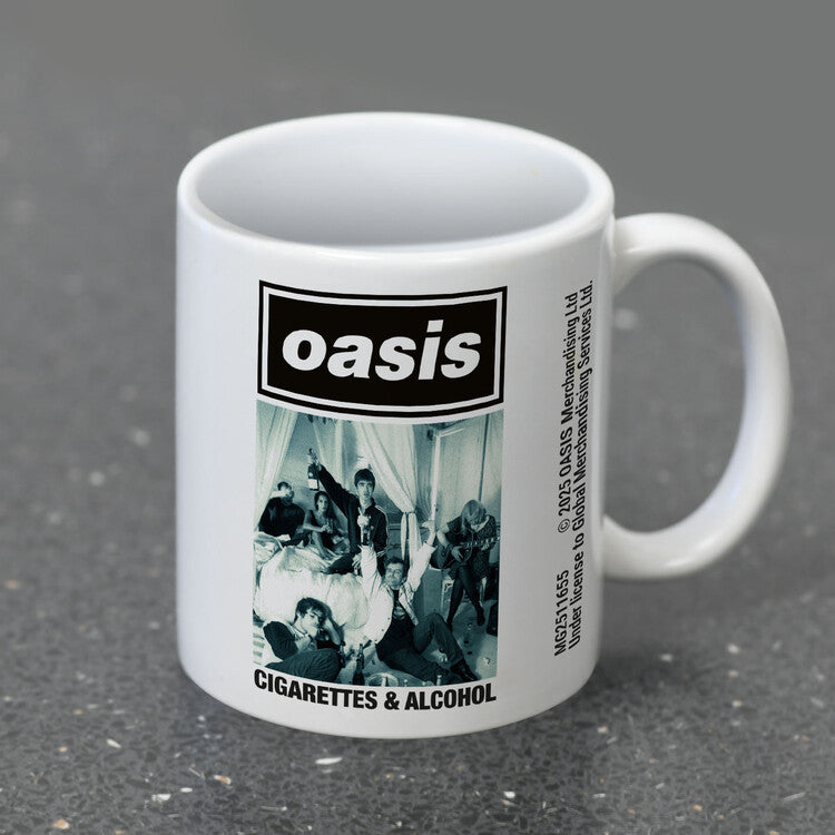 MUG Boxed Ceramic - MUSIC - Oasis, Cigarettes and Alcohol