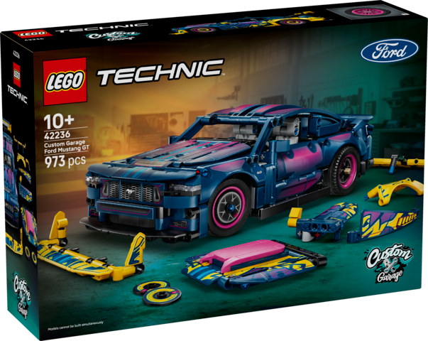 LEGO Technic - Custom Garage Ford Mustang GT Car - 42236