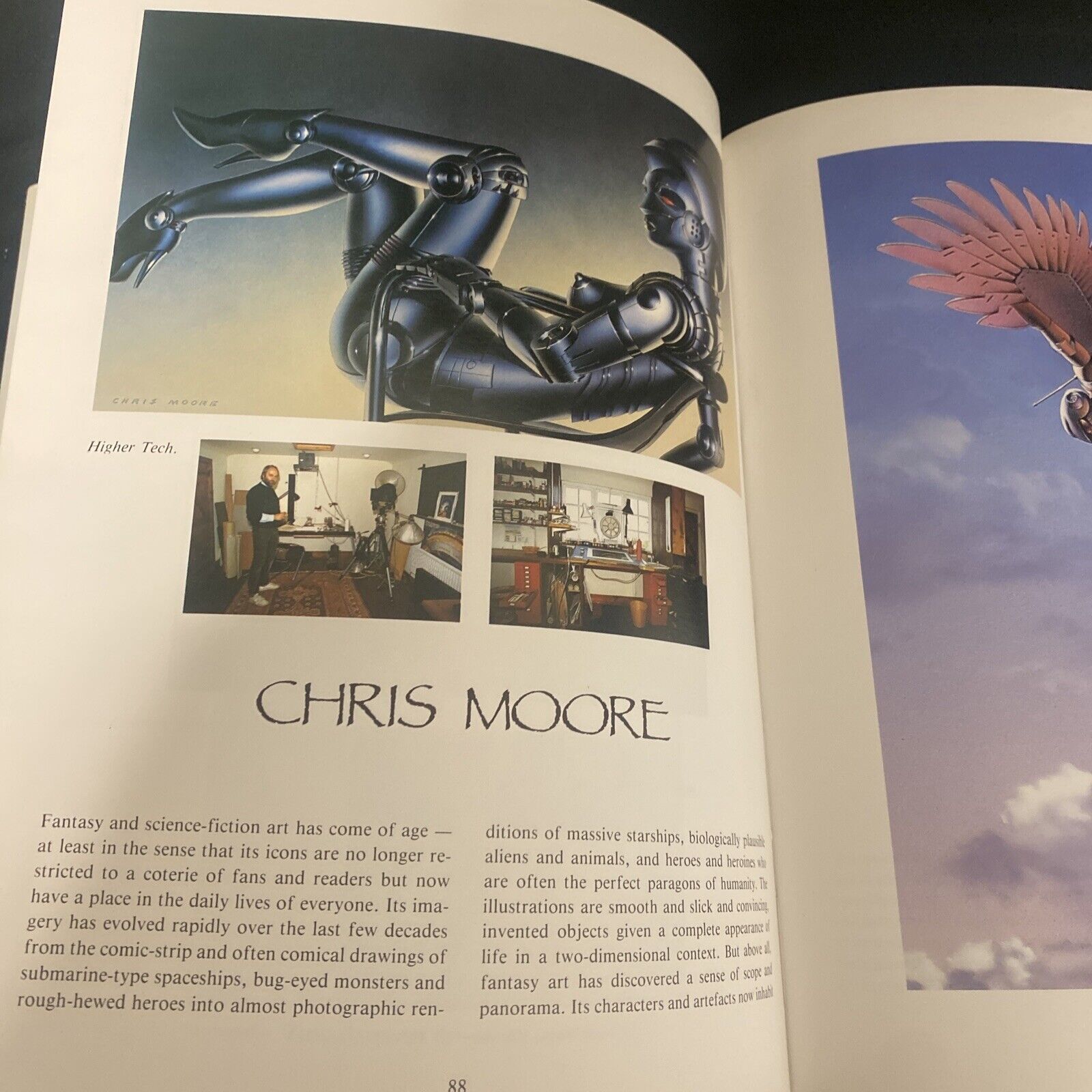 BOOK - DREAM MAKERS 6 Fantasy Artists at work Chris Evans hardback