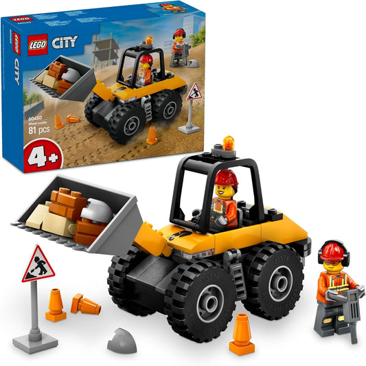 LEGO City - Yellow Construction Wheel Loader - 60450